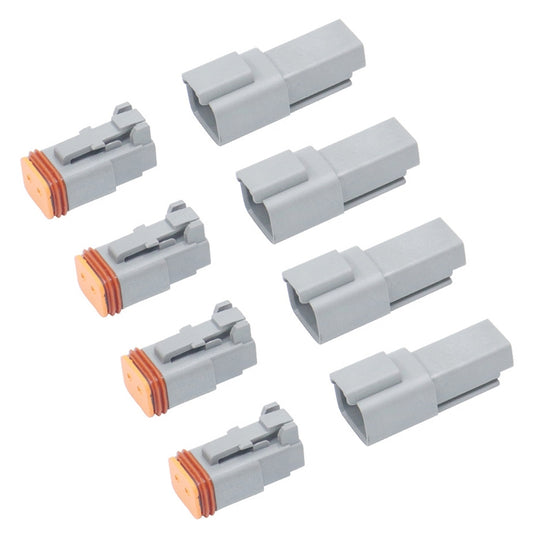 Car Waterproof Connector Conductive Connection Terminal, 4 PCS DT04-2P / DT06-2S With Copper, 4 PCS DT04-3P / DT06-3S With Copper, 2 PCS DT04-4P / DT06-4S With Copper, 2 PCS DT04-6P / DT06-6S With Copper, 2 PCS DT04-8P / DT06-8S With Copper            ...