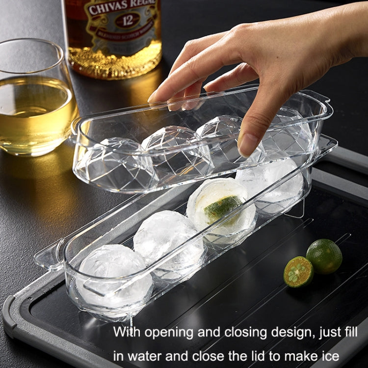 Household Food Grade Transparent Round Ice Cube Mold, Size: Large