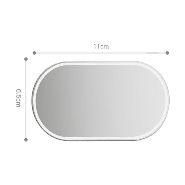 Sun Visor High-Definition Mirror Stainless Steel Makeup Mirror