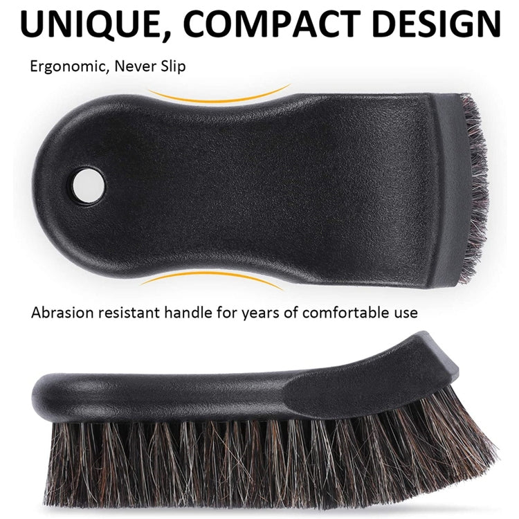 Car Horsehair Interior Leather Brush