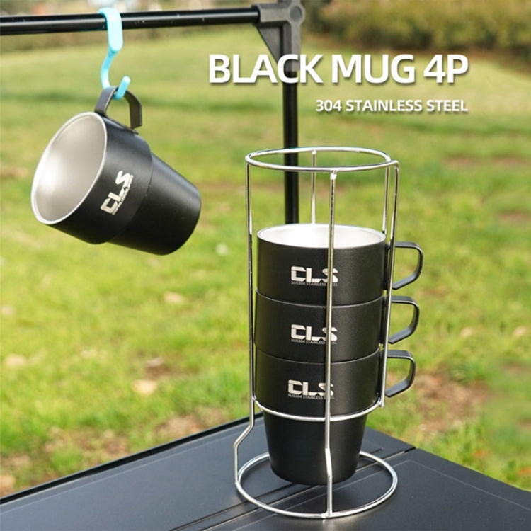 CLS 4 in 1 Outdoor 304 Stainless Steel Camping Cup
