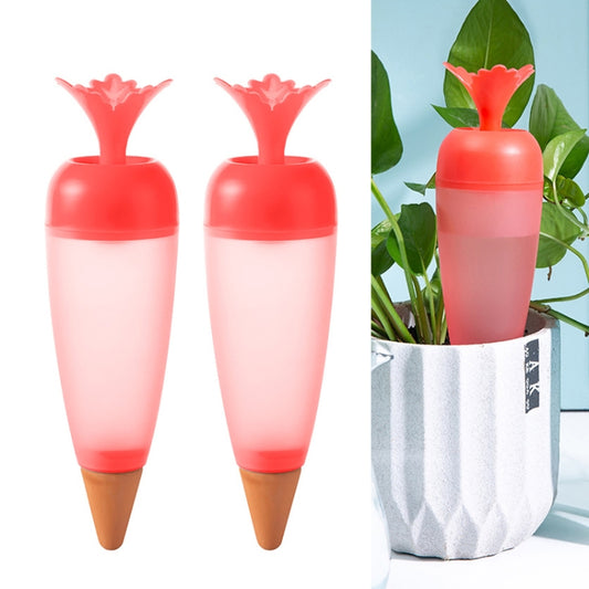2 PCS Carrot-shaped Automatic Flower Watering Device Seepager, 2 PCS Carrot-shaped Green, 2 PCS Carrot-shaped Blue