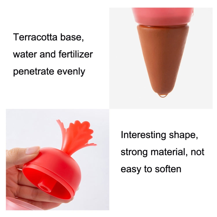 2 PCS Carrot-shaped Automatic Flower Watering Device Seepager, 2 PCS Carrot-shaped Blue, 2 PCS Carrot-shaped Green