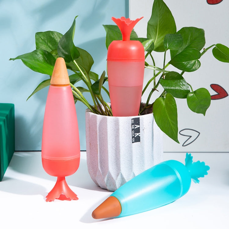 2 PCS Carrot-shaped Automatic Flower Watering Device Seepager, 2 PCS Carrot-shaped Blue, 2 PCS Carrot-shaped Green