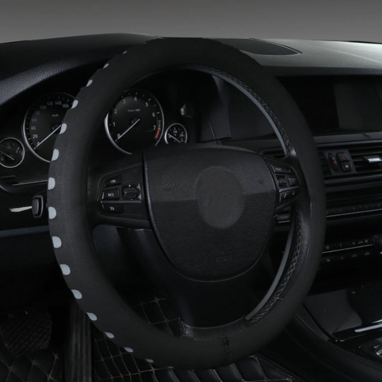 Sports Punched EVA Car Steering Wheel Cover, Size: