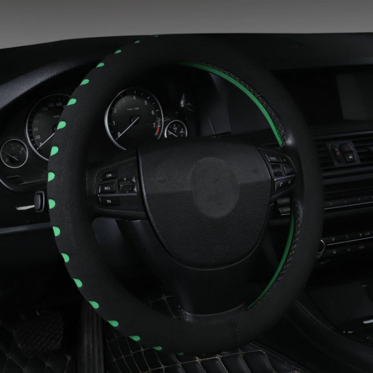 Sports Punched EVA Car Steering Wheel Cover, Size: