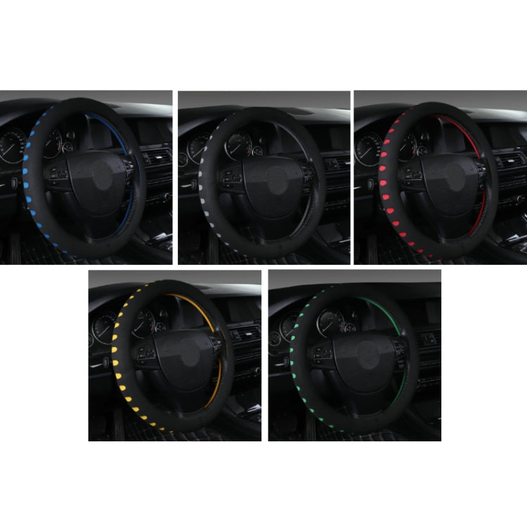 Sports Punched EVA Car Steering Wheel Cover, Size: