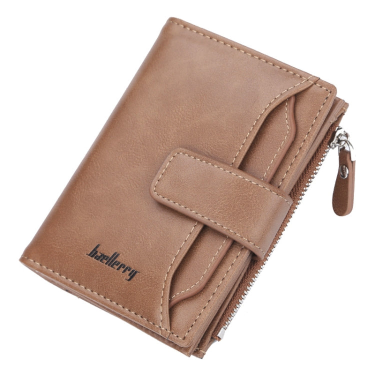 Baellerry D3218 Men Short Multi-Card Slot Zipper Wallet Large Capacity Card Holder