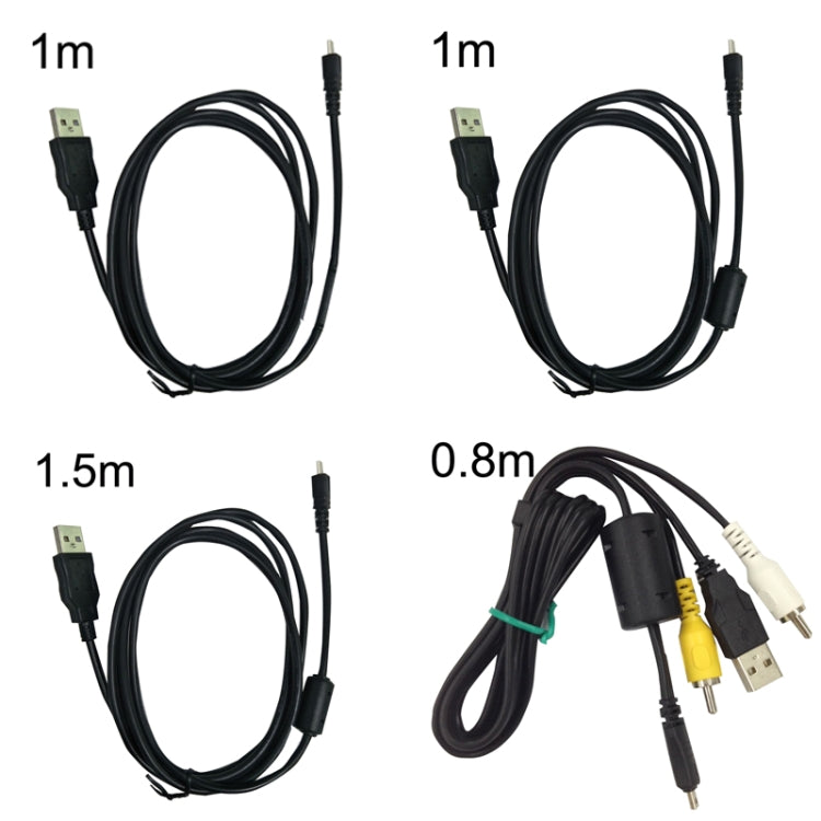 20 PCS 8Pin SLR Camera Cable USB Data Cable For Nikon UC-E6, Length: