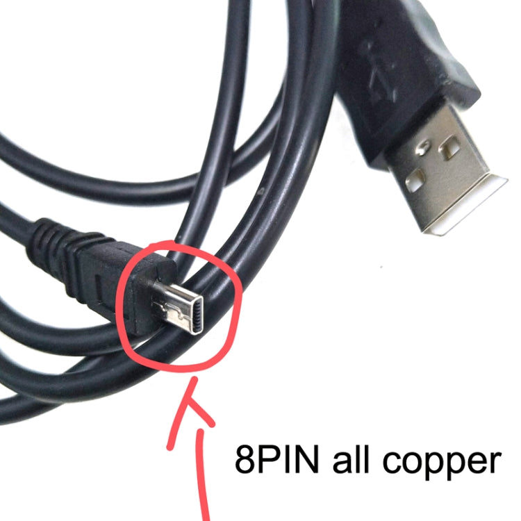 20 PCS 8Pin SLR Camera Cable USB Data Cable For Nikon UC-E6, Length: