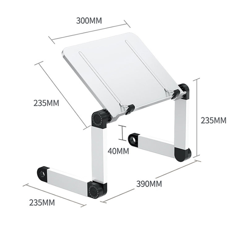 L03 Adjustable Lifting Reading Rack Book Holder Laptop Stand,Style：