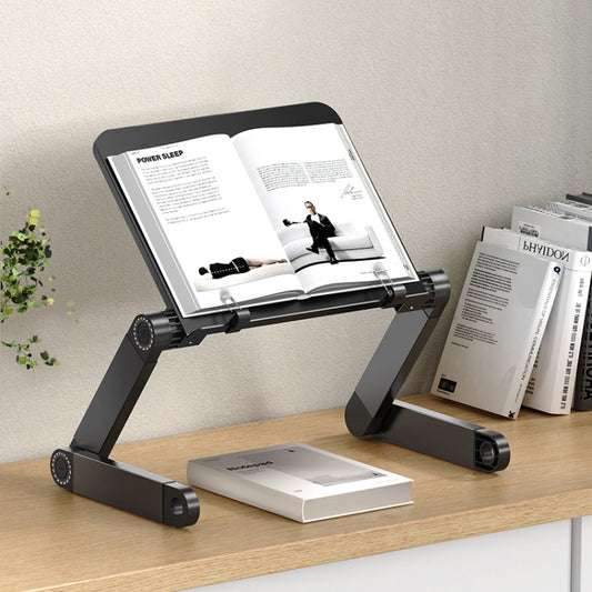 L03 Adjustable Lifting Reading Rack Book Holder Laptop Stand,Style：