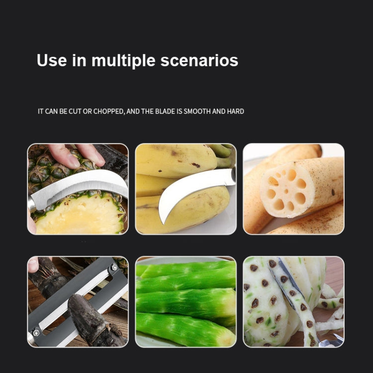 4 In 1 Stainless Steel Pineapple Knife Fruit Knife Sugar Cane Peeler