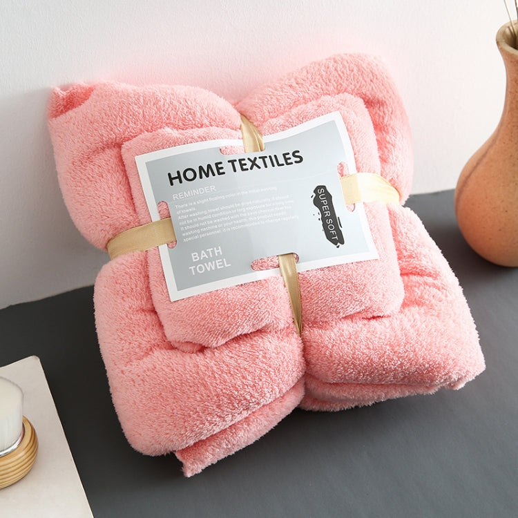 Bath Towel + Towel Set Can Wear Coral Fleece Beach Towel