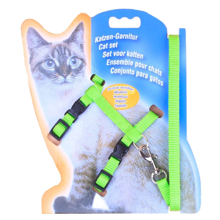 I-shaped Nylon Cat Leash Pet Chest Strap