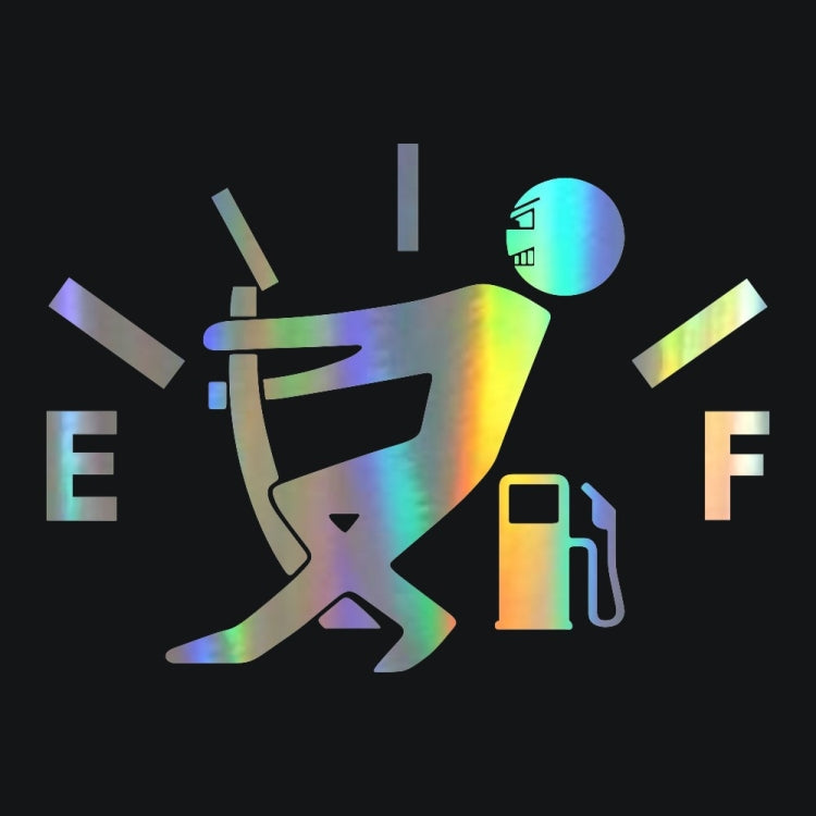 Pull Fuel Tank Pointer To Full Hellaflush Reflective Vinyl Car Sticker