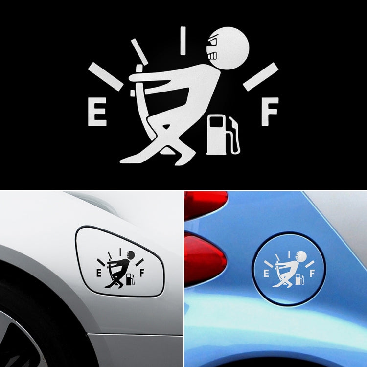 Pull Fuel Tank Pointer To Full Hellaflush Reflective Vinyl Car Sticker