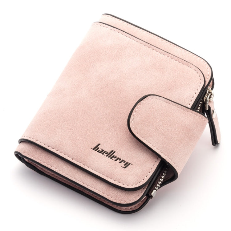 Baellerry Ladies Buckle Nubuck Leather Coin Purse Cute Small Fresh Student Wallet