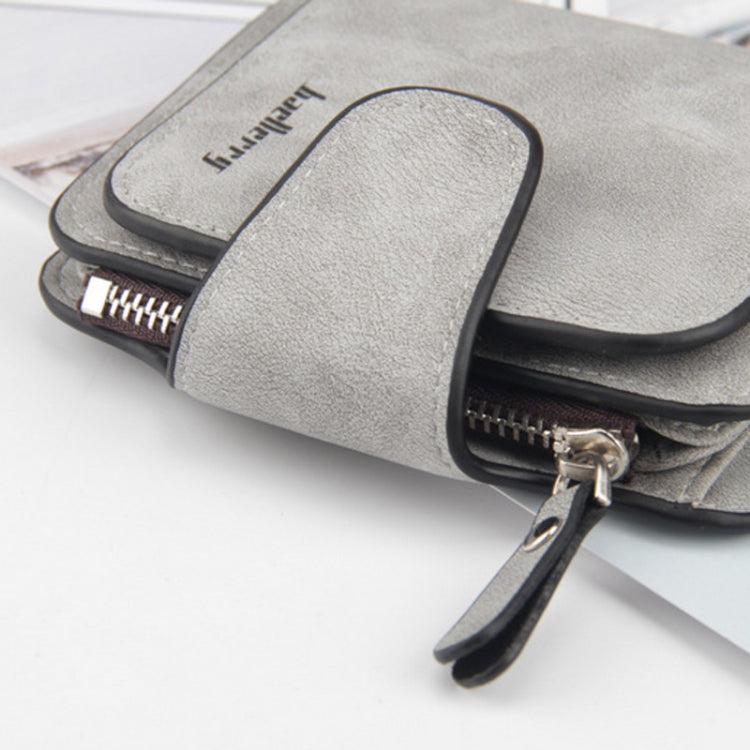 Baellerry Ladies Buckle Nubuck Leather Coin Purse Cute Small Fresh Student Wallet