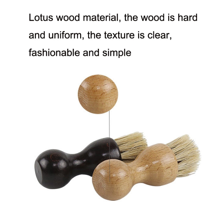 Hutcar Gourd Beech Pig Brush Oil Polished To Gray Multi-Function Brush