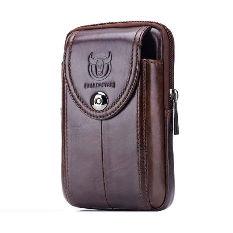 BULL CAPTAIN  Leather Multifunctional Waist Bag For Men