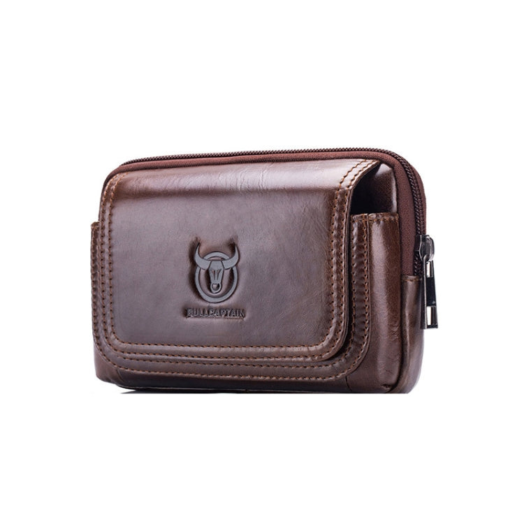 BULL CAPTAIN  Leather Multifunctional Waist Bag For Men