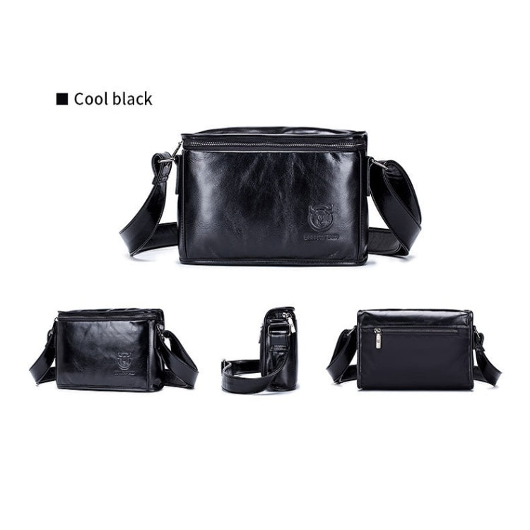 BULL CAPTAIN Leather Shoulder Messenger Bag For Men