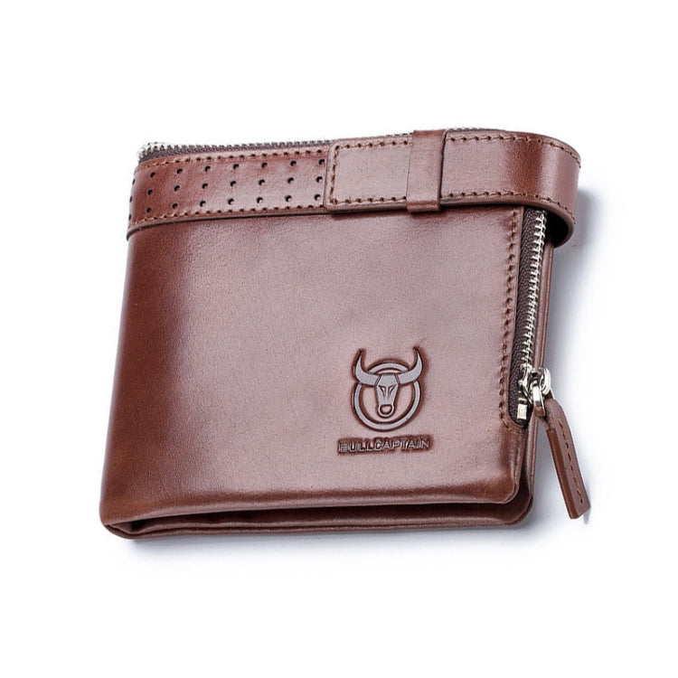 BULL CAPTAIN Anti-theft Brush Leather Wallet For Men