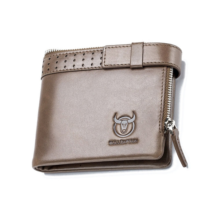 BULL CAPTAIN Anti-theft Brush Leather Wallet For Men