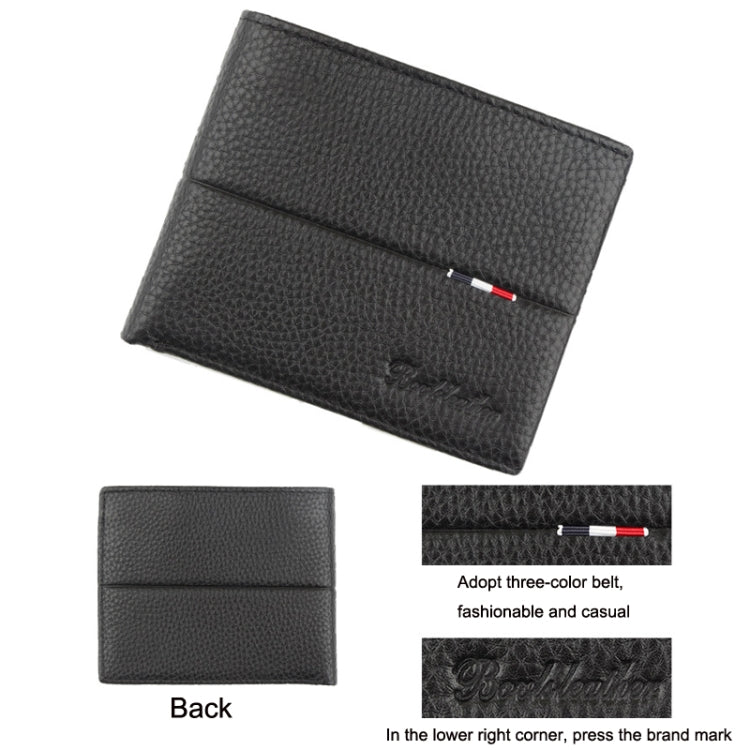 Men Casual Short RFID Wallet Multifunctional Card Holder