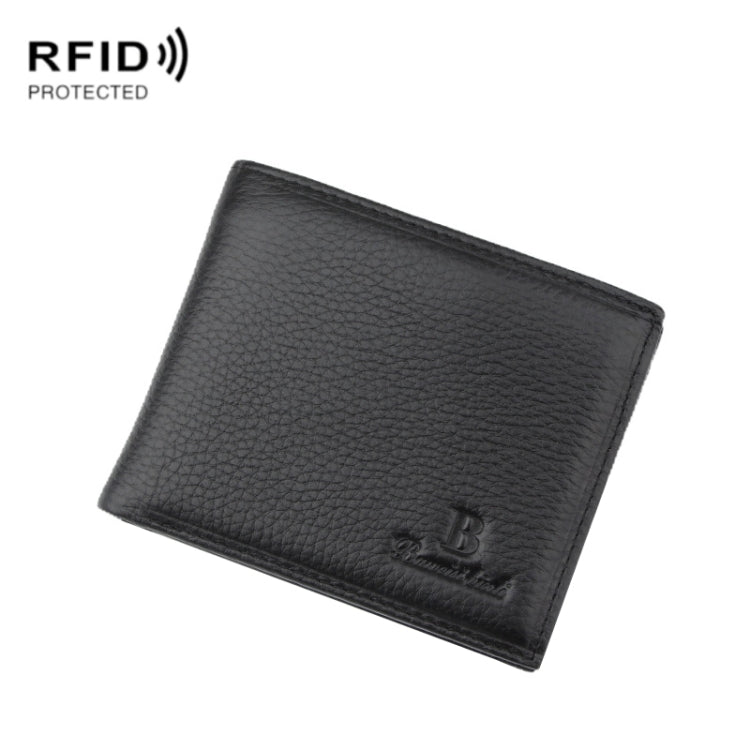 Men Casual Short RFID Wallet Multifunctional Card Holder