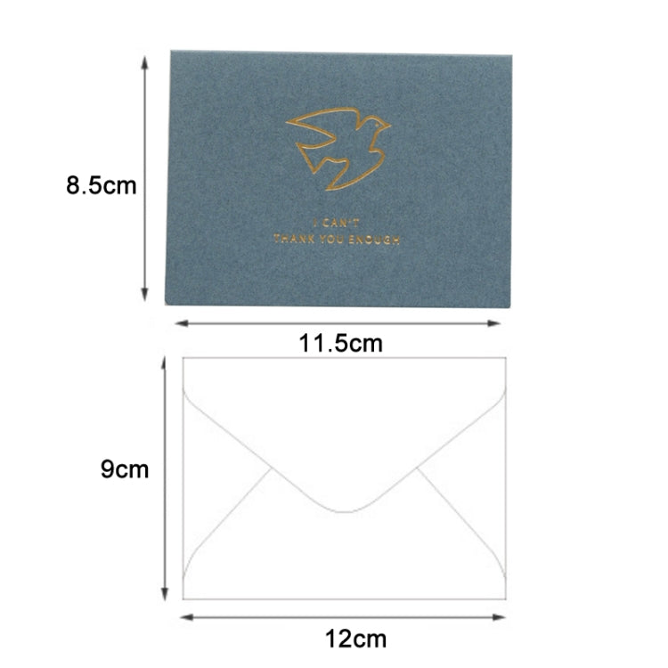 2 Sets Bronzing Mother Day Birthday Card Wishes DIY Envelope Set