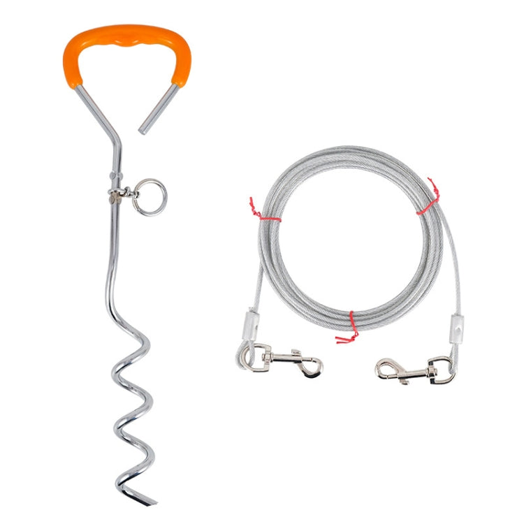 Outdoor Pet Leash Stainless Steel Ground Nail Fixing Bolt, Specification：