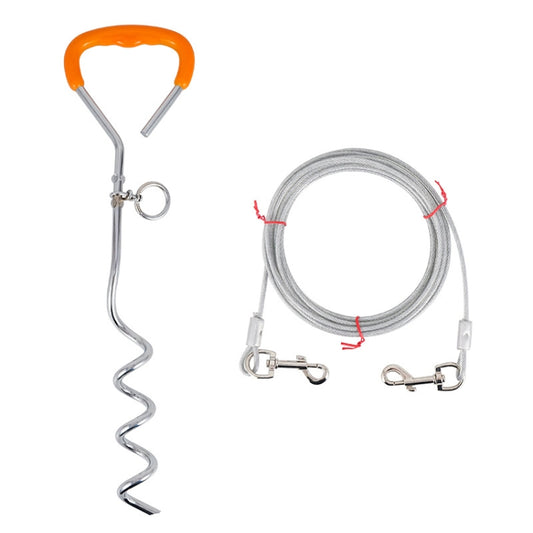 Outdoor Pet Leash Stainless Steel Ground Nail Fixing Bolt, Specification：