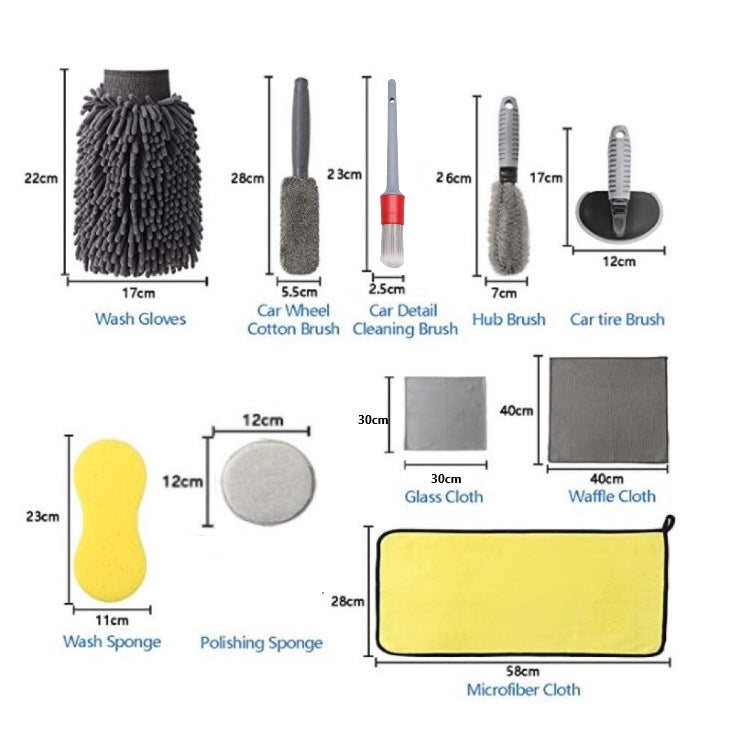 Car Wash Tool Brush Car Tires Brush Double Strand Wheel Brush