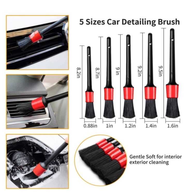 16 PCS / Set Car Washing Tool Brush Drill Cleaning Brush Tire Cleaning Floor Brush