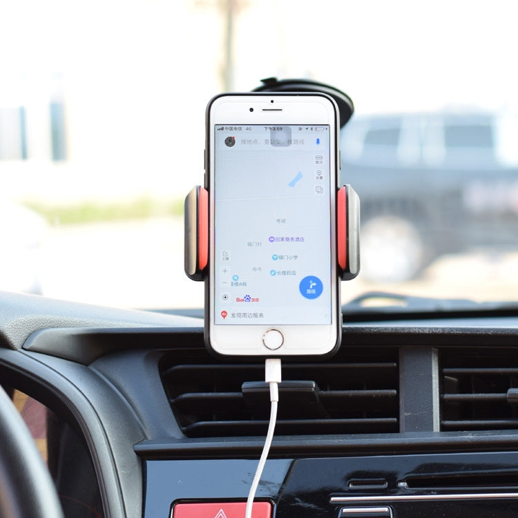 Suction Cup Long Soft Hose Windshield Car Mobile Phone Clip Bracket