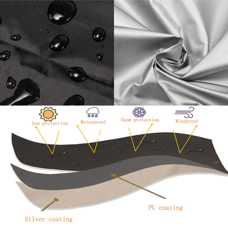 Oxford Cloth Pet Cage Cover Outdoor Furniture Dustproof Rainproof Sunscreen Cover