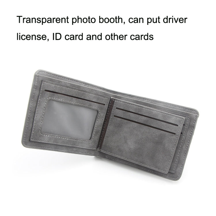 Menbense Matte Short Large Capacity Fashion Casual Adapter Male Wallet