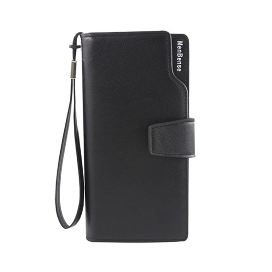 Menbense Fashion Business Simple Handbag PU Large Capacity Male Wallet
