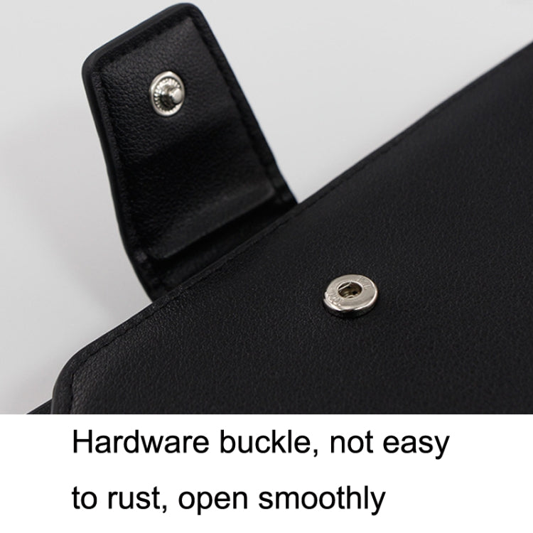 Menbense Fashion Business Simple Handbag PU Large Capacity Male Wallet