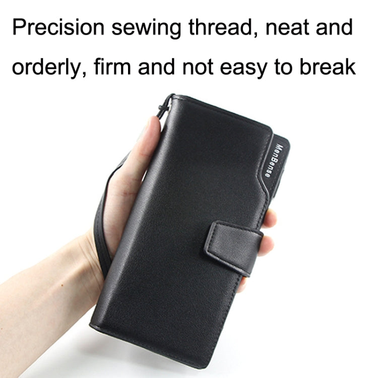 Menbense Fashion Business Simple Handbag PU Large Capacity Male Wallet
