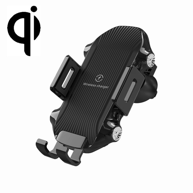 X343 15W Car Wireless Charger Smart Induction Suction Cup Phone Holder