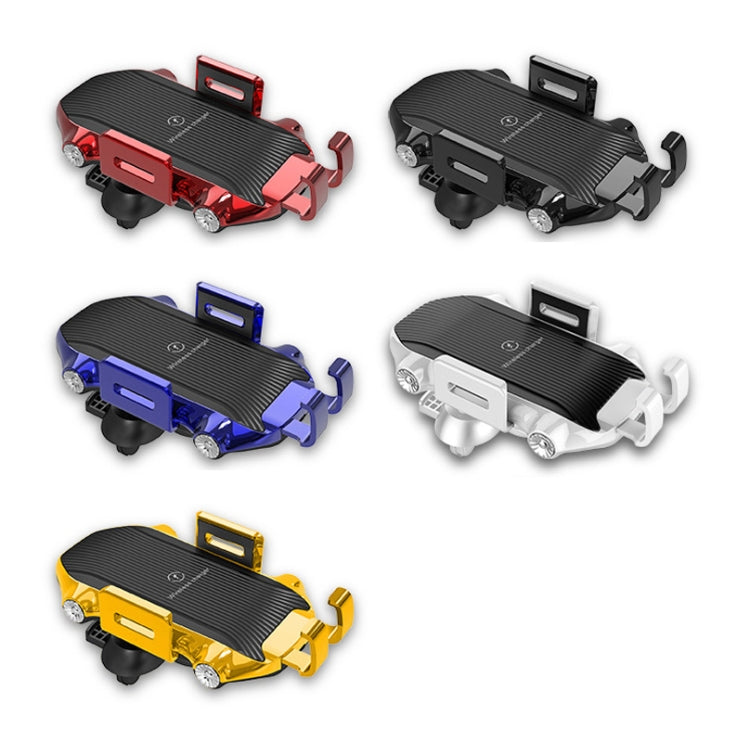 X343 15W Car Wireless Charger Smart Induction Suction Cup Phone Holder