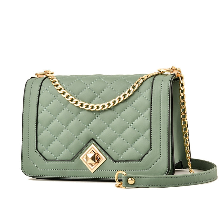 6382 One-shoulder Diagonal Rhombus Chain Bag, 6382 (Pink), 6382 (Dark Red), 6382 (White), 6382 (Khaki), 6382 (Light Grey), 6382 (Black), 6382 (Light Green)