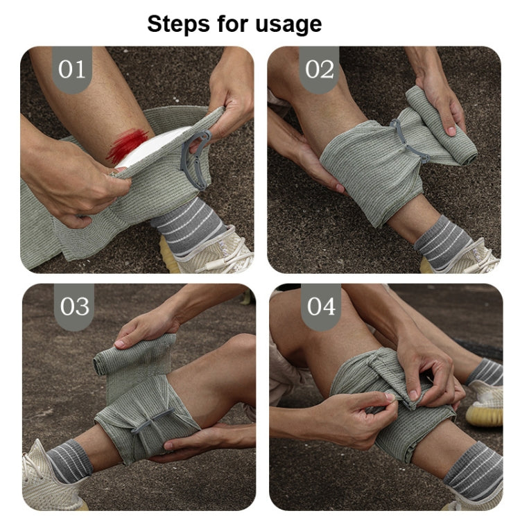 Outdoor Elastic Tourniquet Camping First Aid Vacuum Compression Bandage