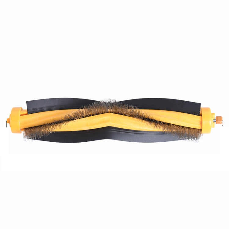 2pairs Yellow Side Brush Accessories For ECOVACS DEEBOT DT85 / DT83 Vacuum Cleaner, 1 Main Brush