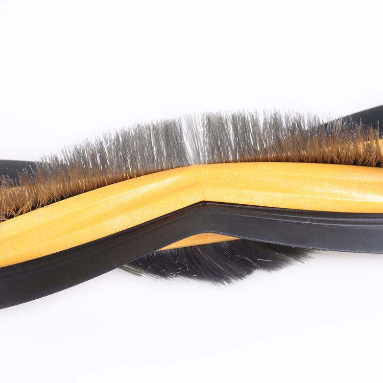 2pairs Yellow Side Brush Accessories For ECOVACS DEEBOT DT85 / DT83 Vacuum Cleaner, 1 Main Brush