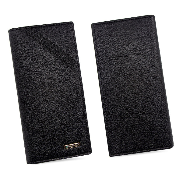 MenBense Long Fashion Embossed Magnetic Buckle Multi-Card Slot Men Wallet