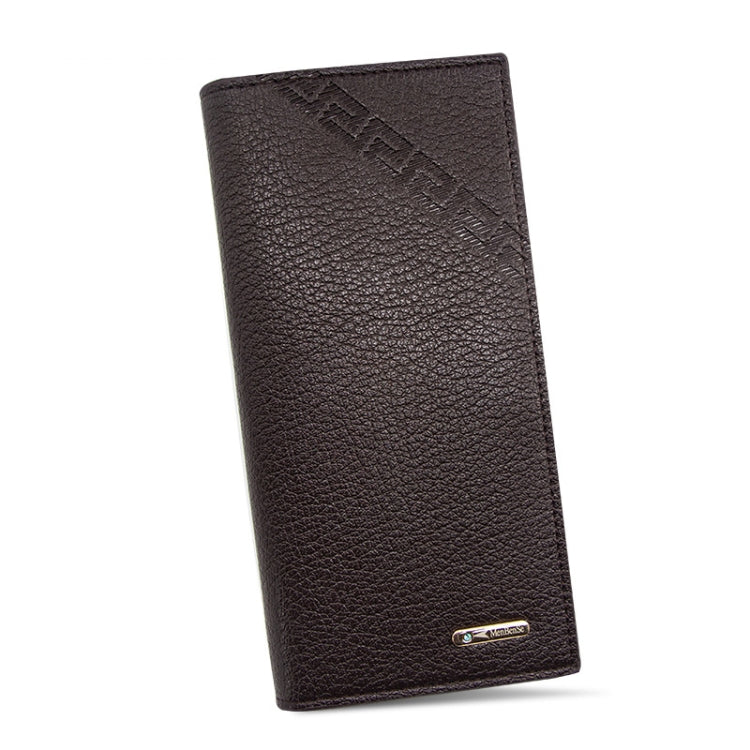 MenBense Long Fashion Embossed Magnetic Buckle Multi-Card Slot Men Wallet